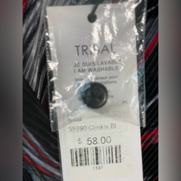 Tribal Button Down Shirt NWT - Picture 7 of 10